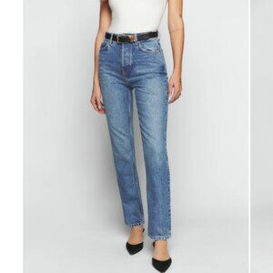 Cynthia High Rise Straight Jeans Colorado